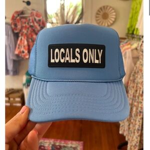 NWOT Otto Locals Only Royal Blue Trucker Hat